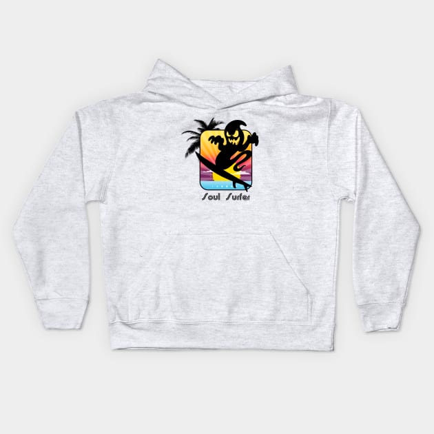 soul surfer Kids Hoodie by MARK ASHKENAZI